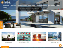 Tablet Screenshot of karmadevelopers.com